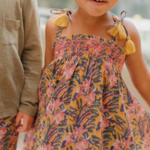 EUC Lousie Misha Marceline Organic Cotton Maxi Dress 6T - Picture 4 of 8